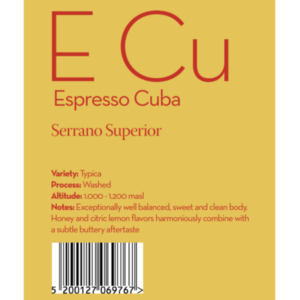 Espresso Cuba Serrano Superior