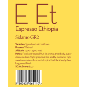 Espresso Ethiopia Sidamo GR2