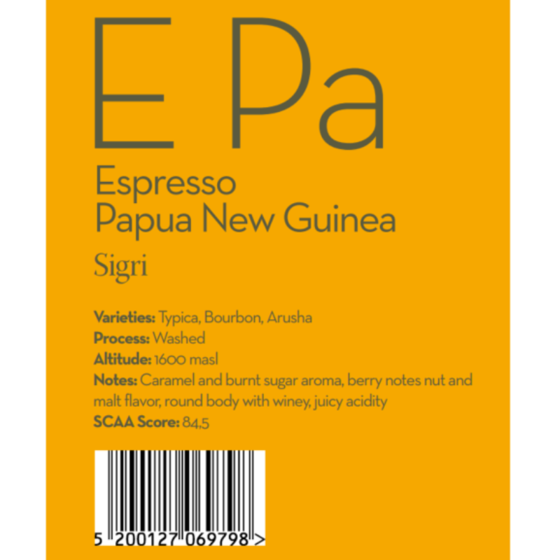 espresso papua